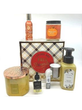 NEW! "FALL FAVORITES" LIMITED EDITION GIFT BOX BY BATH & BODY WORKS